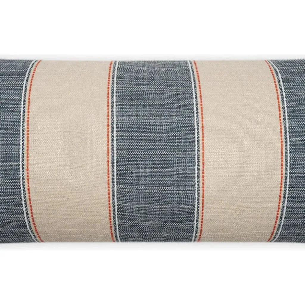 Outdoor Tampa Lumbar Pillow - Blue-Outdoor Pillows-D.V. Kap-LOOMLAN