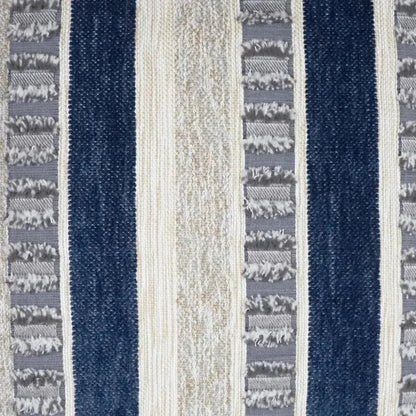 Outdoor Teton Lumbar Pillow - Indigo-Outdoor Pillows-D.V. Kap-LOOMLAN