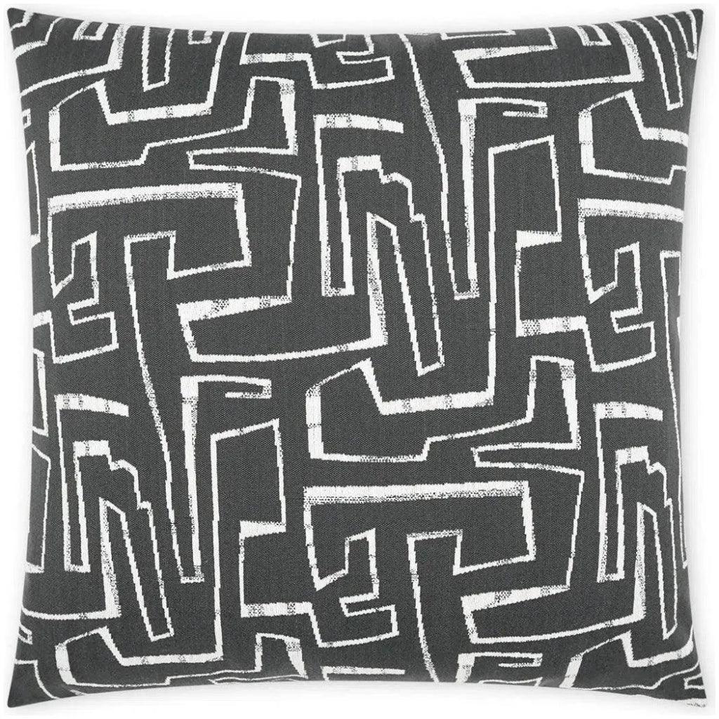 Outdoor Theon Pillow - Onyx-Outdoor Pillows-D.V. Kap-LOOMLAN