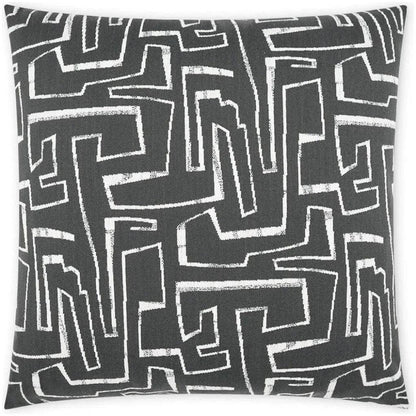 Outdoor Theon Pillow - Onyx-Outdoor Pillows-D.V. Kap-LOOMLAN
