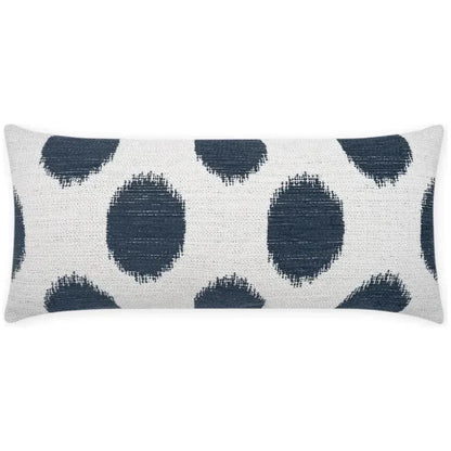 Outdoor Vianella Lumbar Pillow - Indigo-Outdoor Pillows-D.V. Kap-LOOMLAN