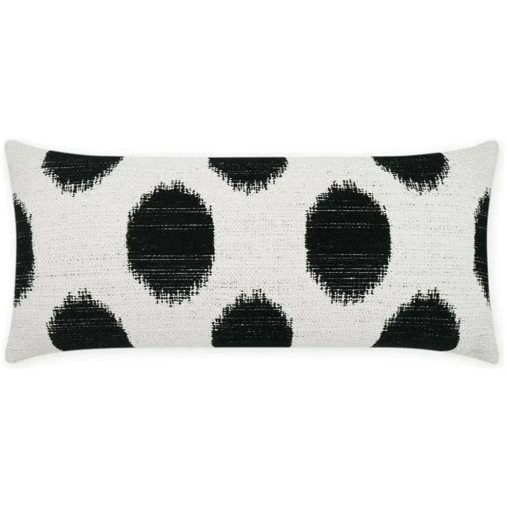Outdoor Vianella Lumbar Pillow - Tuxedo-Outdoor Pillows-D.V. Kap-LOOMLAN