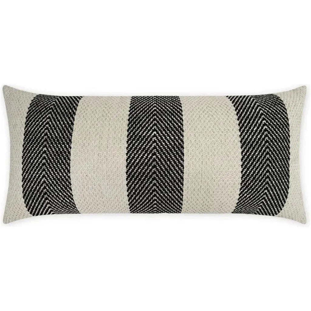 Outdoor Vigoss Lumbar Pillow - Carbon-Outdoor Pillows-D.V. Kap-LOOMLAN