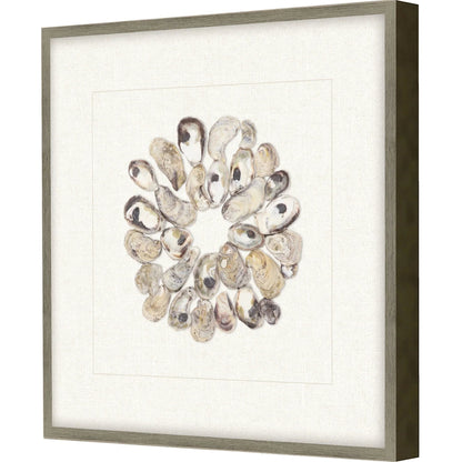 Oyster Shell Beige Canvas Art