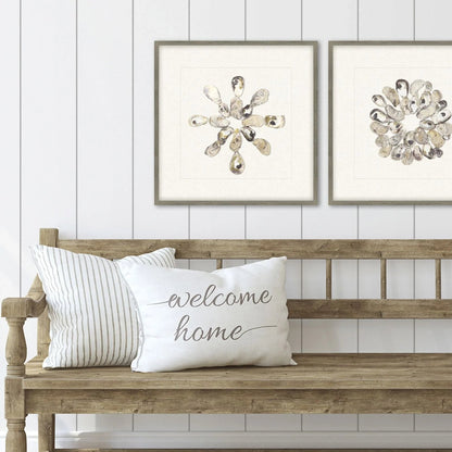 Oyster Shell Beige Framed Wall Art -- view 2