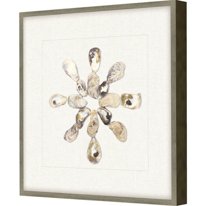 Oyster Shell Beige Framed Wall Art -- view 3