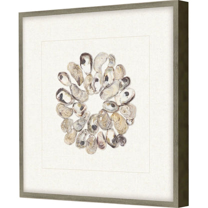 Oyster Shell Beige Framed Wall Art -- view 7