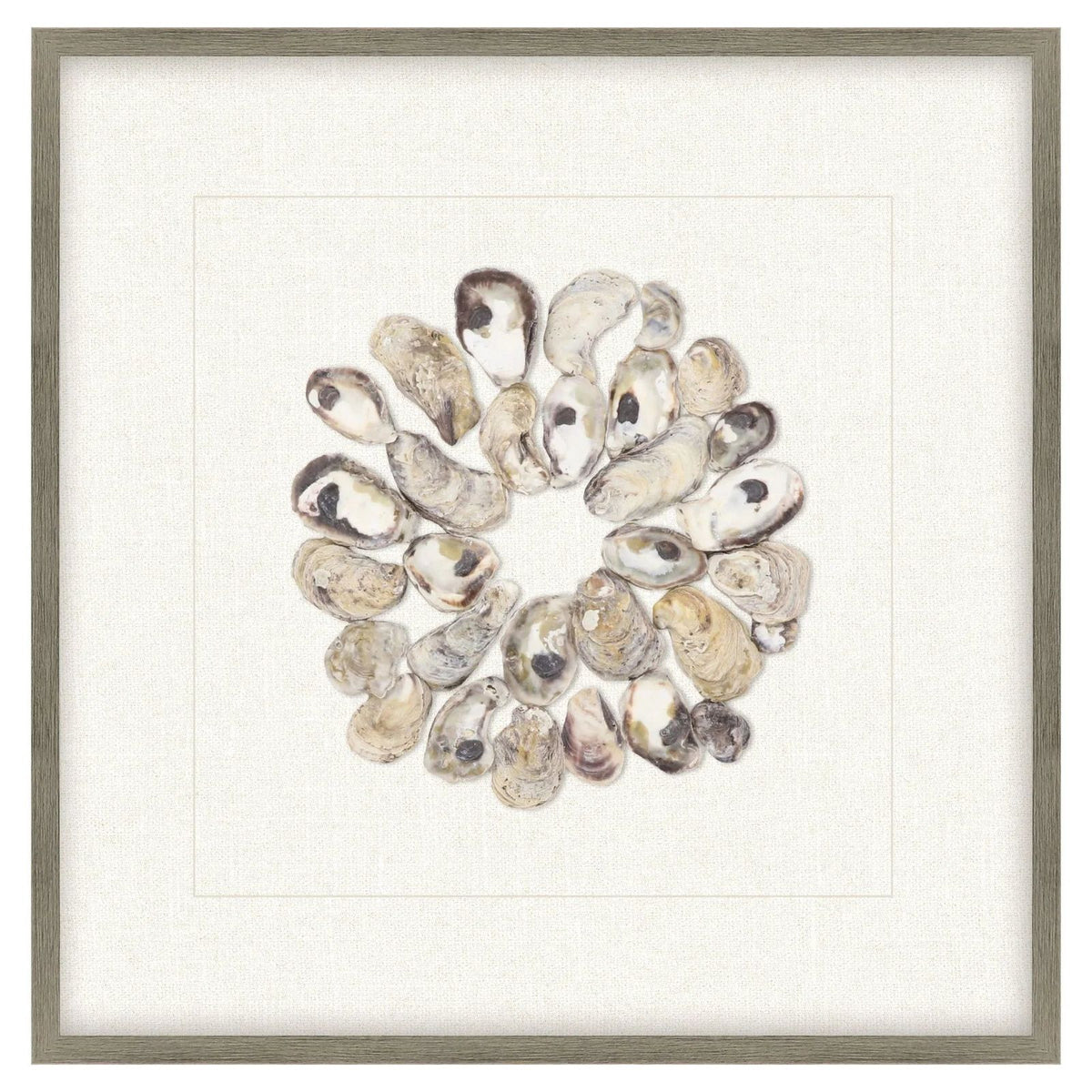 Oyster Shell Beige Framed Wall Art -- view 5