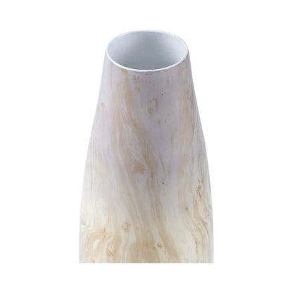 Oyster Swirl Enameled Vase - LOOMLAN - Wildwood - Vases & Jars