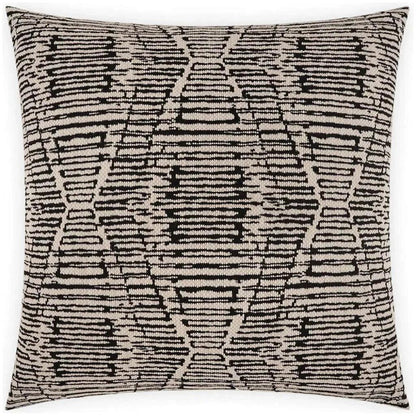 Ozetta Ebony Black Throw Pillow With Insert - LOOMLAN - D.V. Kap - Throw Pillows