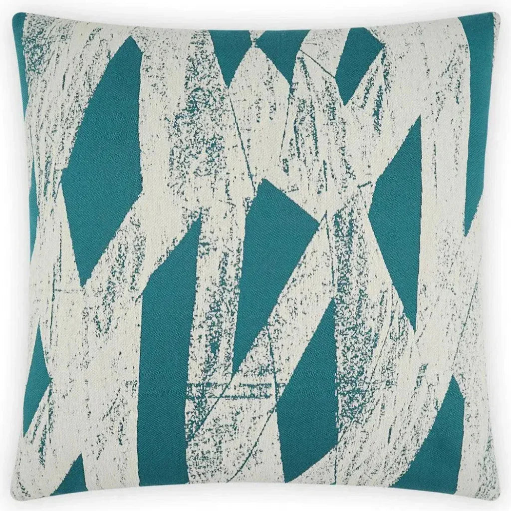 Ozone Teal Throw Pillow With Insert - LOOMLAN - D.V. Kap - Throw Pillows