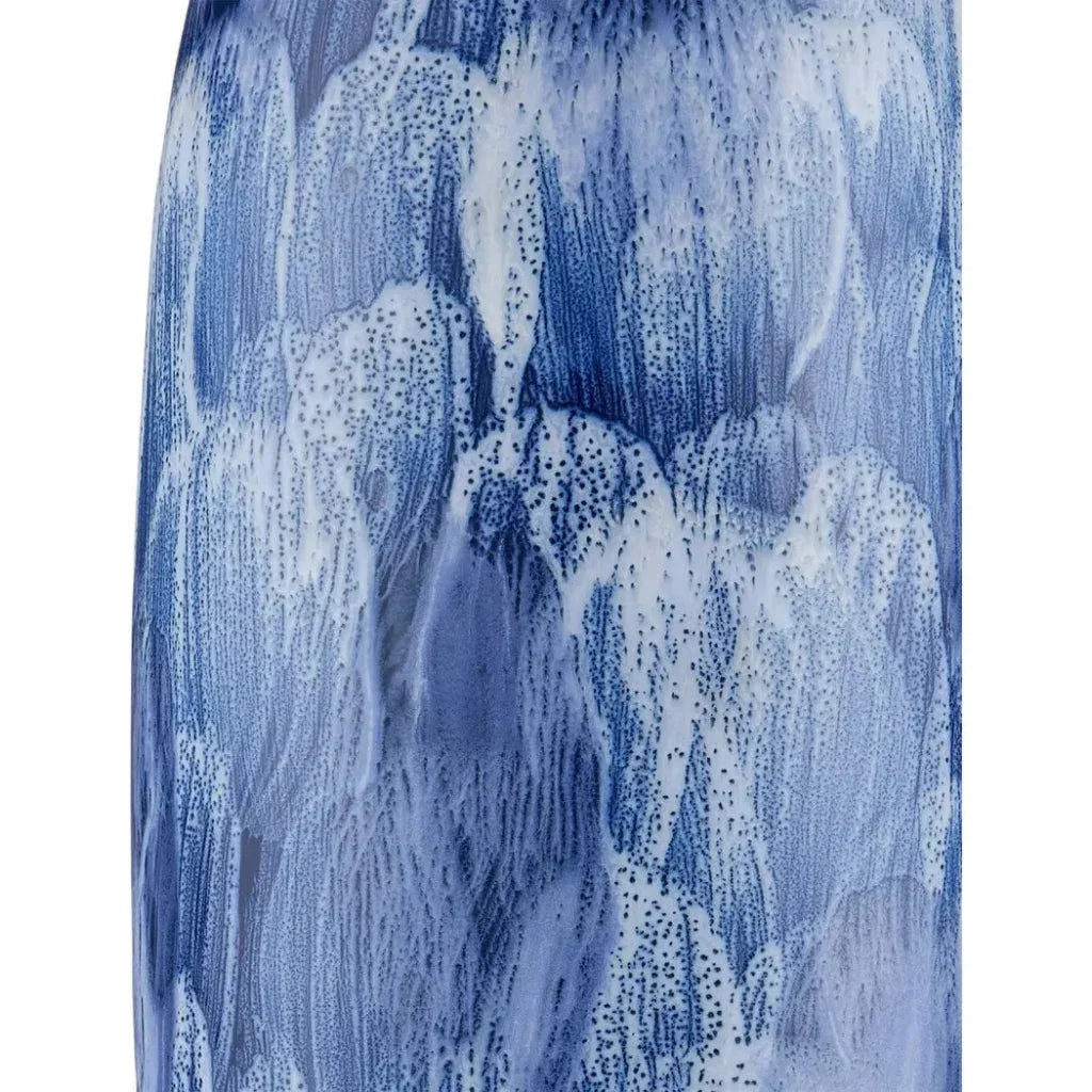 Pallas Ceramic Blue Table Lamp - LOOMLAN - Currey & Co - Table Lamps