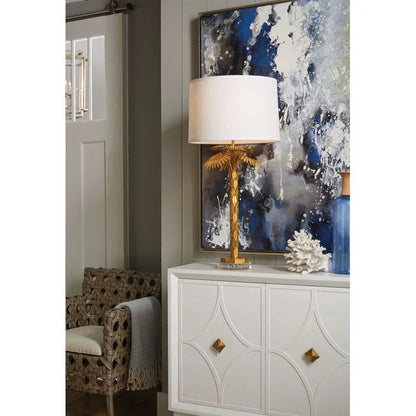 Palm Island Design Crystal Table Lamp - LOOMLAN - Wildwood - Table Lamps