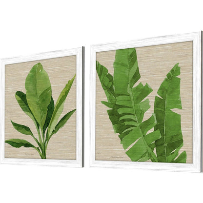 Palm Isle I Wood Green Framed Wall Art 2PC -- view 3