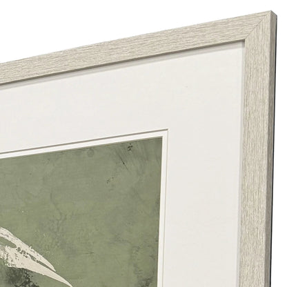 Palm Leaf Green Framed Wall Art 2PC -- view 4