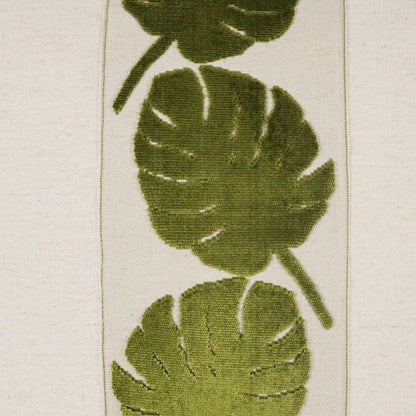 Palm Leaf Handcrafted Throw Pillow