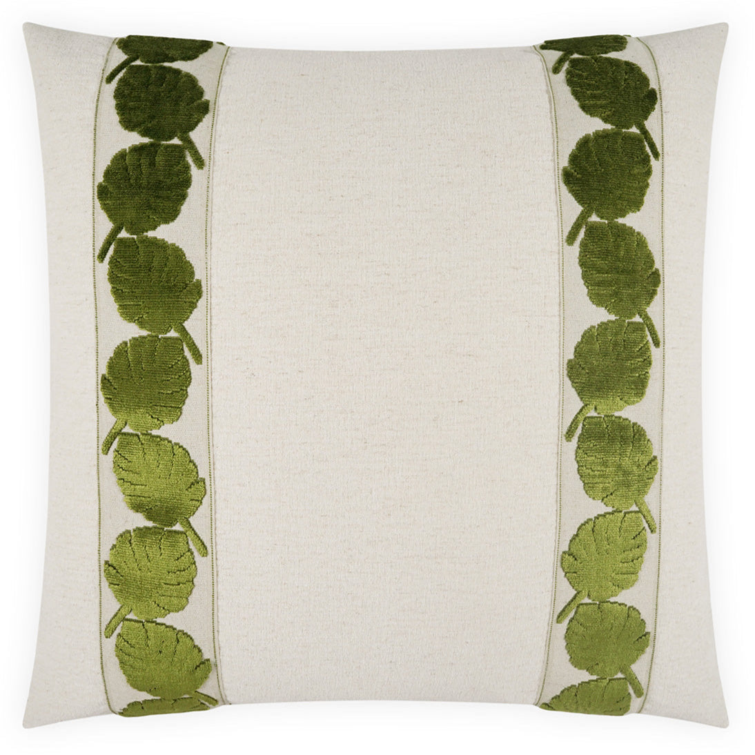 Palm Leaf Mini Handcrafted Throw Pillow