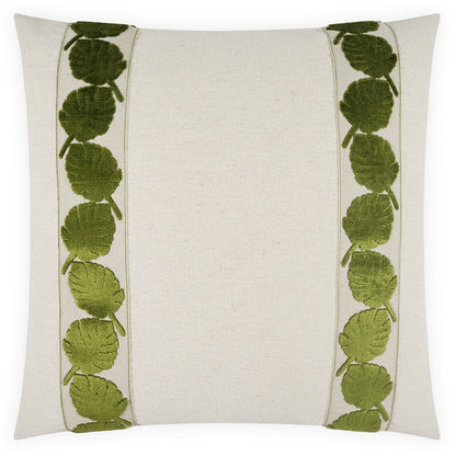 Palm Leaf Mini Handcrafted Throw Pillow