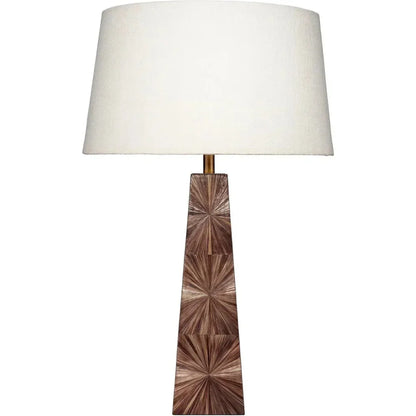 Palm Marquetry Table Lamp by Jamie Young - LOOMLAN - Jamie Young - Table Lamps