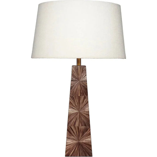 Palm Marquetry Table Lamp by Jamie Young - LOOMLAN - Jamie Young - Table Lamps