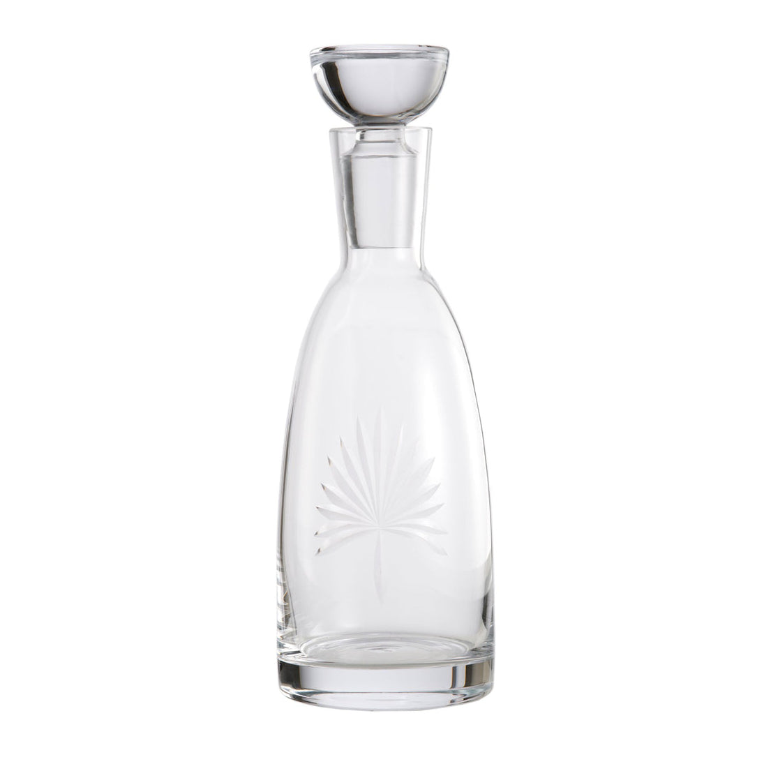 Abigails Palmetto Clear Glass Decanter