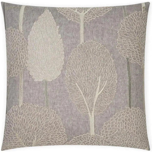 Pando Stone Floral Grey Large Throw Pillow Insert - LOOMLAN - D.V. Kap - Throw Pillows