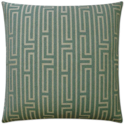 Pandora Aqua Green Throw Pillow With Insert - LOOMLAN - D.V. Kap - Throw Pillows