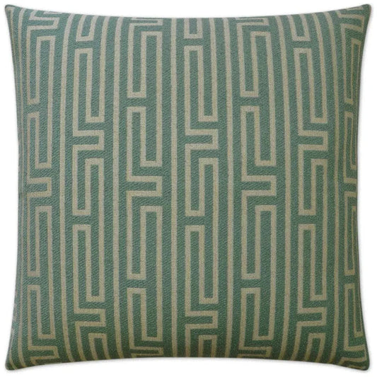 Pandora Aqua Green Throw Pillow With Insert - LOOMLAN - D.V. Kap - Throw Pillows