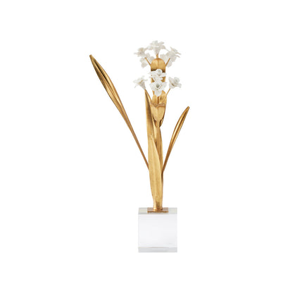 Paperwhite Porcelain Narcissus Sculpture