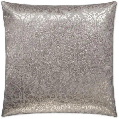 Parisian Silver Throw Pillow With Insert - LOOMLAN - D.V. Kap - Throw Pillows