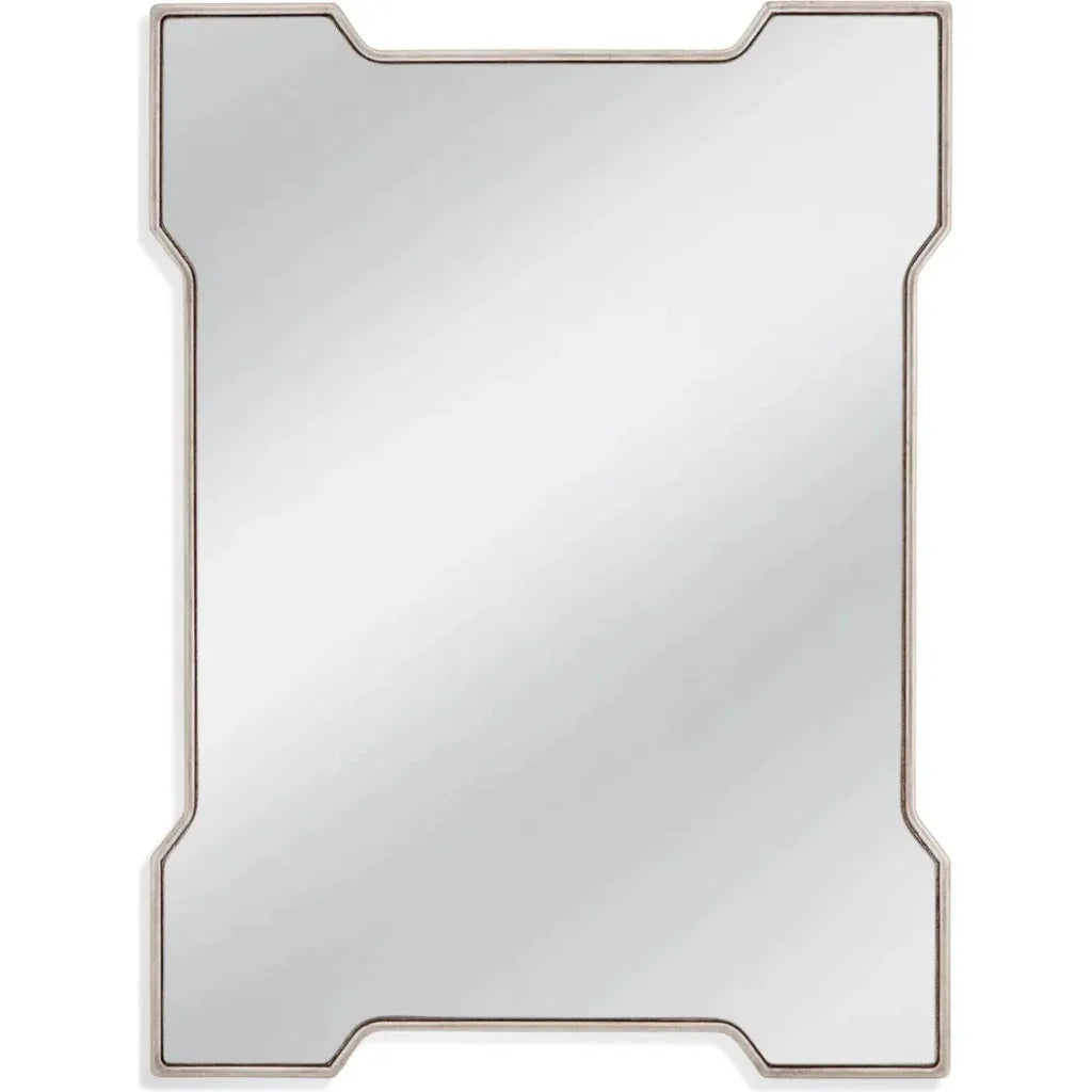 Park Place Metal Silver Vertical Wall Mirror