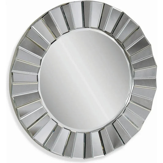 Parker MDF Silver Wall Mirror - LOOMLAN - Bassett Mirror - Wall Mirrors