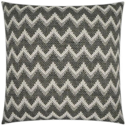Parquet Chevron Grey Large Throw Pillow Insert - LOOMLAN - D.V. Kap - Throw Pillows