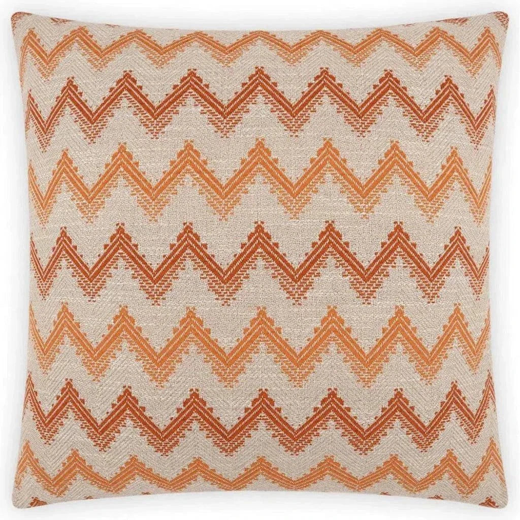 D.V. Kap Parquet Paprika Red Throw Pillow With Insert
