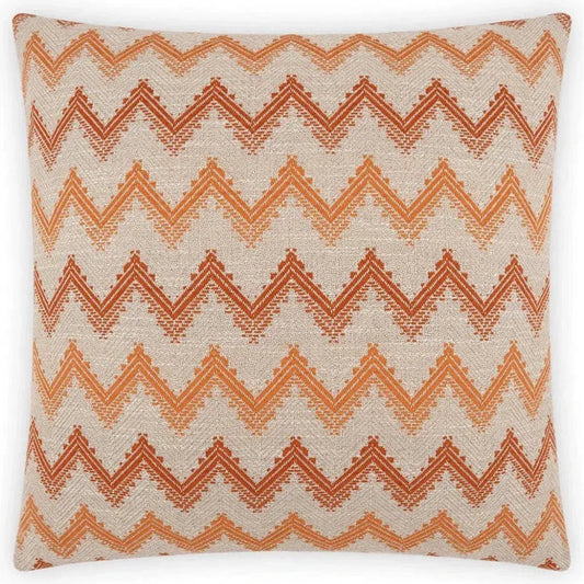 Parquet Paprika Red Throw Pillow With Insert - LOOMLAN - D.V. Kap - Throw Pillows