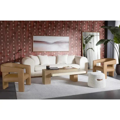 Pasadena Floor Mirror - Brass With Iron-Floor Mirrors-SUNPAN-LOOMLAN