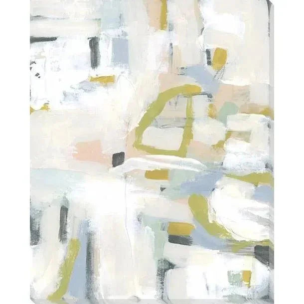 Pastel Abstract Indoor Outdoor Wall Art - LOOMLAN - LOOMLAN - Canvas Art
