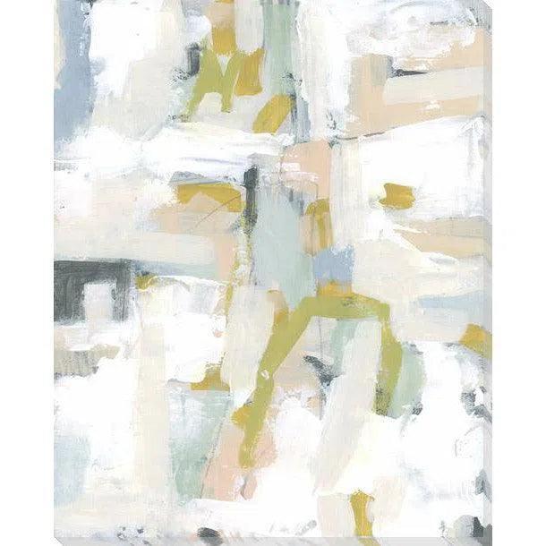 Pastel Abstract Indoor Outdoor Wall Art - LOOMLAN - LOOMLAN - Canvas Art