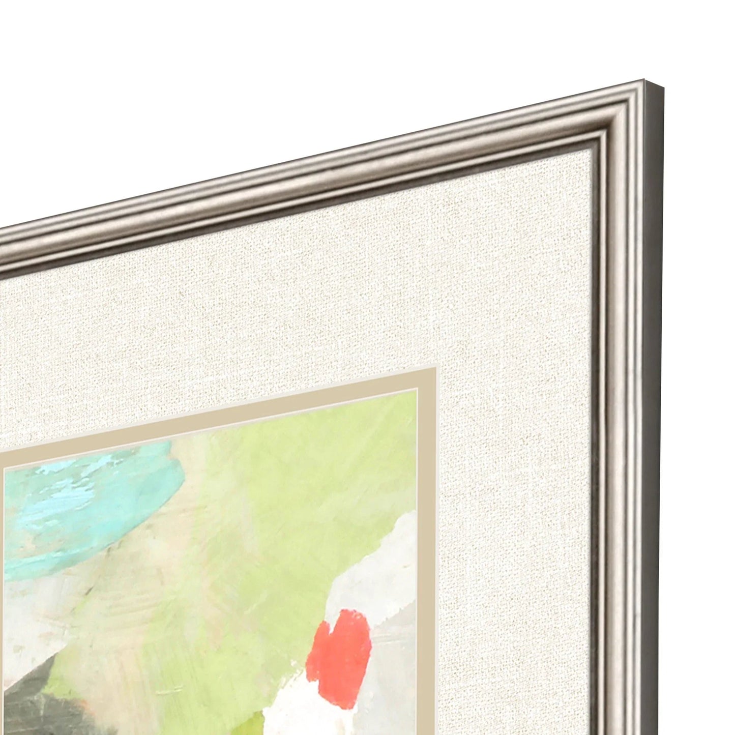 Pastel Splash Wood Frame Multi Canvas Art 4PC