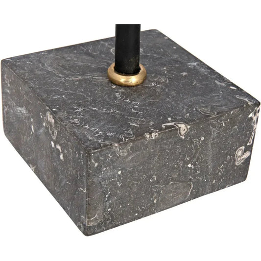 Peace Sign On Stand Marble Base Sculpture - LOOMLAN - Noir - Statues & Sculptures