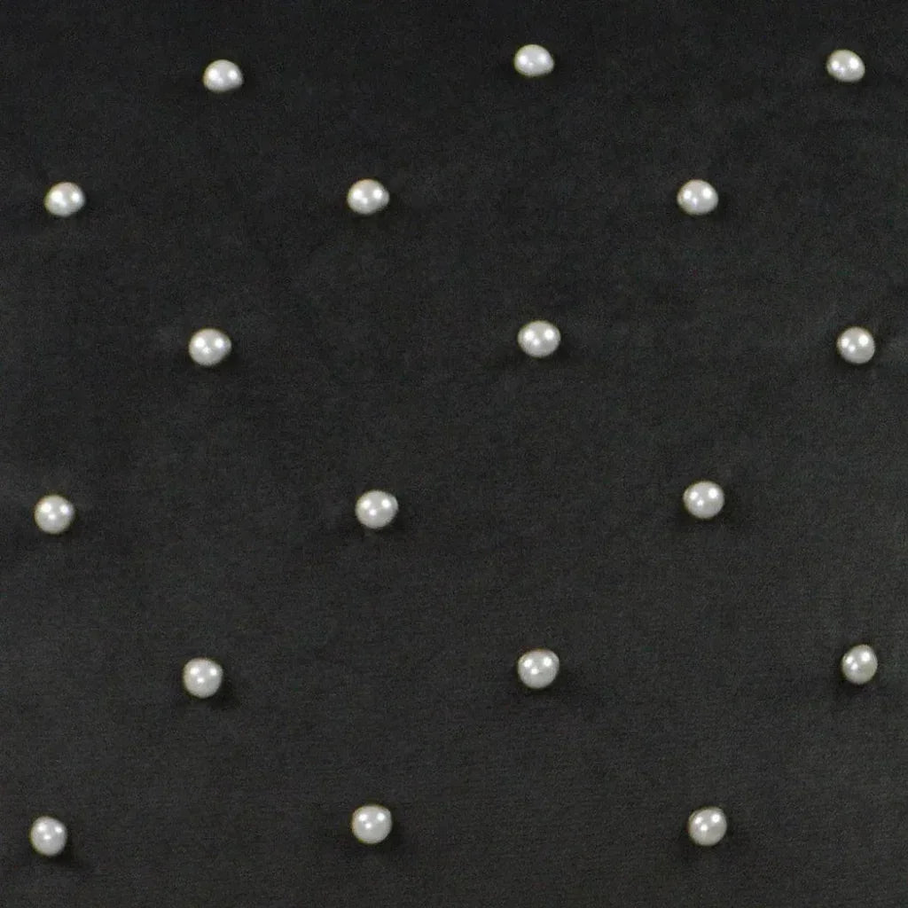 Pearlesque Charcoal Black Throw Pillow Insert - LOOMLAN - D.V. Kap - Throw Pillows