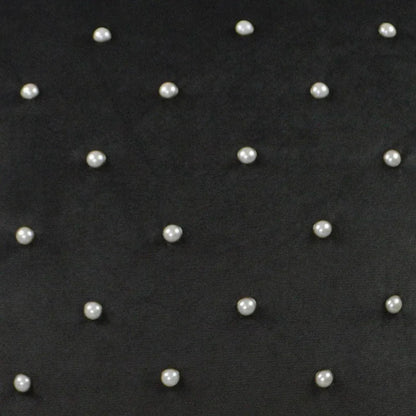 Pearlesque Charcoal Black Throw Pillow Insert - LOOMLAN - D.V. Kap - Throw Pillows