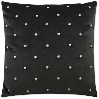 Pearlesque Charcoal Black Throw Pillow Insert - LOOMLAN - D.V. Kap - Throw Pillows