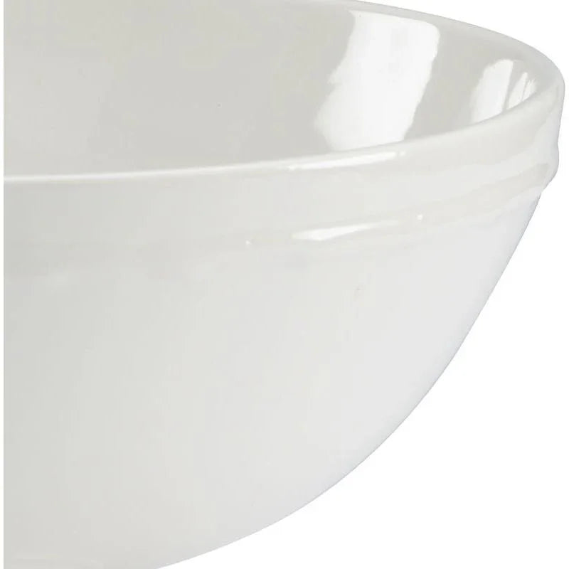 Pedestal Porcelain White Centerpiece Bowl - LOOMLAN - Chelsea House - Boxes & Bowls