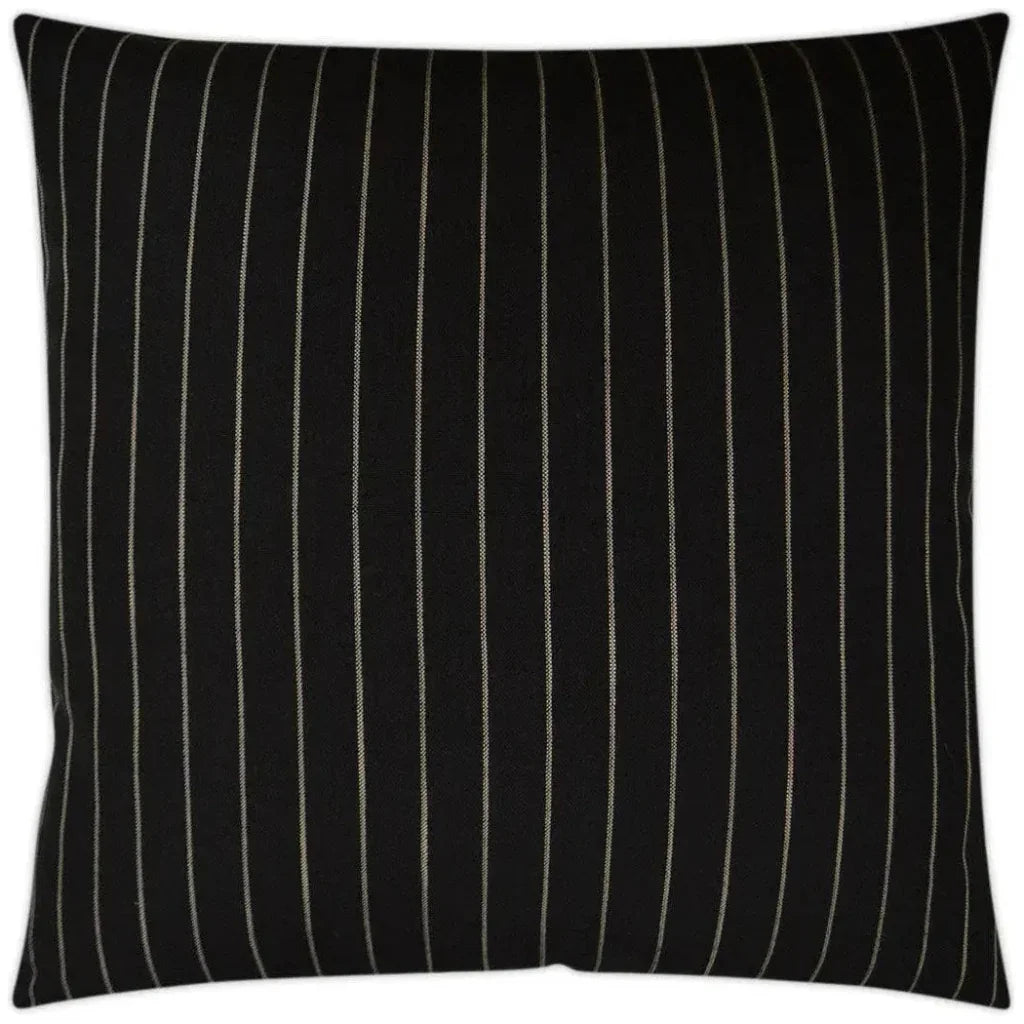 D.V. Kap Pennant Black Throw Pillow With Insert