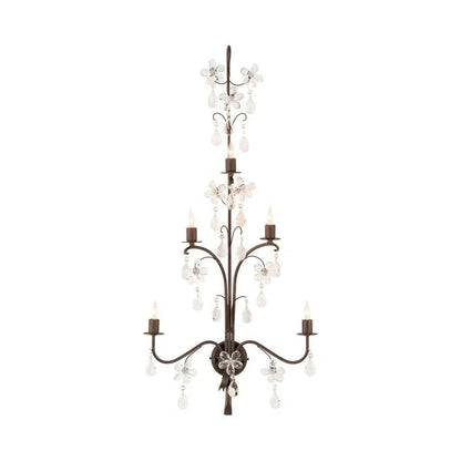 Perennial Iron Base Wall Sconce - LOOMLAN - Chelsea House - Wall Sconces