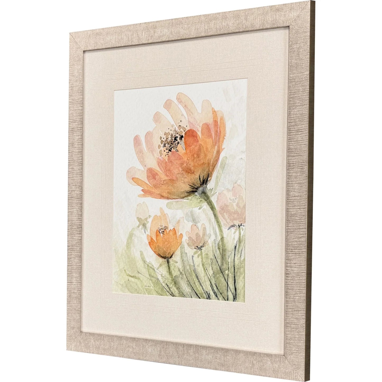 Perfect Poppies Orange Canvas Art