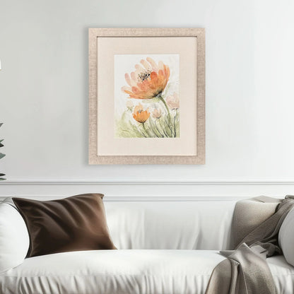 Perfect Poppies Orange Framed Wall Art -- view 6