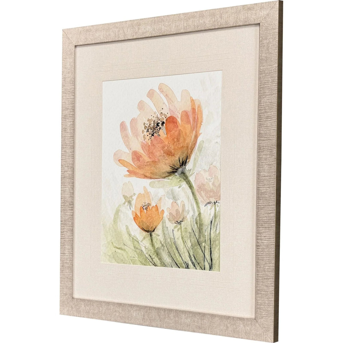 Perfect Poppies Orange Framed Wall Art -- view 7