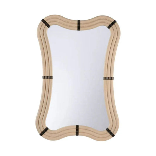 Perret Wood Framed Wall Mirror - LOOMLAN - Wildwood - Wall Mirrors
